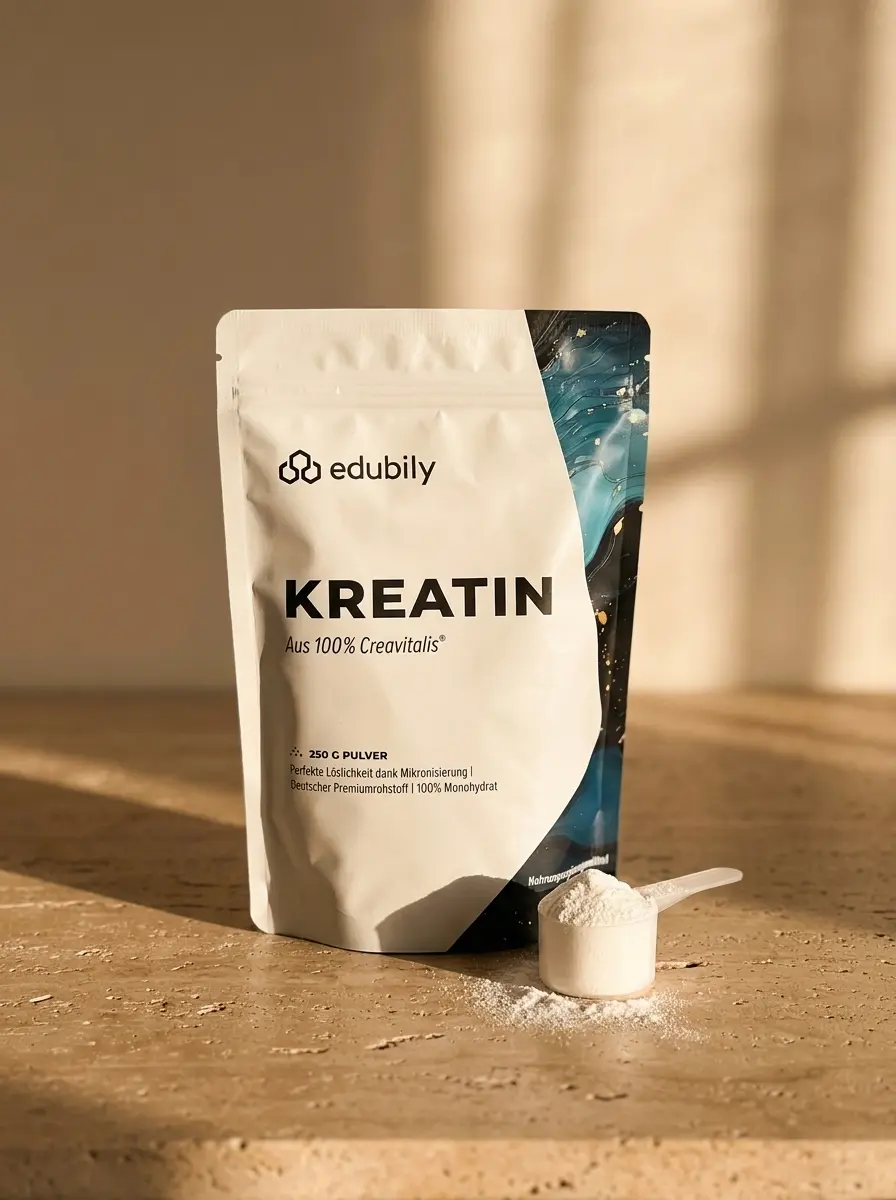 edubily Kreatin Pulver mit Dosierlöffel