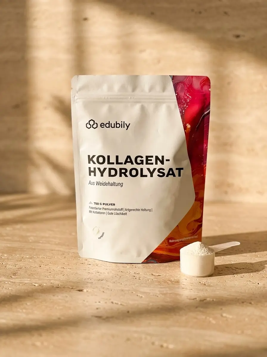edubily Kollagen-Hydrolysat Beutel mit Dosierlöffel